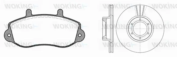 Brake Kit, disc brake (87773.00)