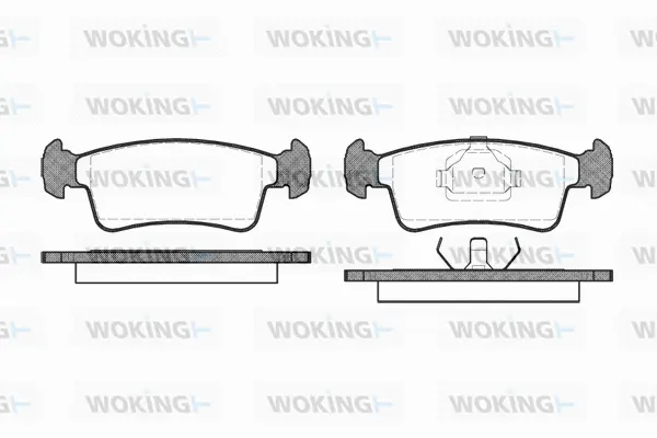 Brake Pad Set, disc brake (P3403.00)