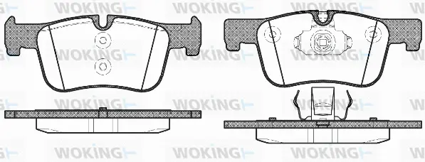 Brake Pad Set, disc brake (P15783.00)