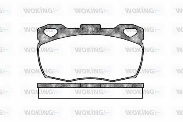 Brake Pad Set, disc brake (P3663.00)