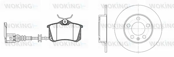 Brake Kit, disc brake (83633.08)