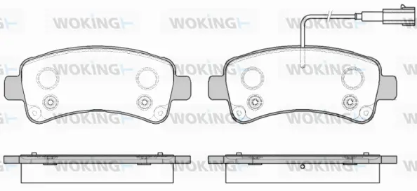Brake Pad Set, disc brake (P14883.02)