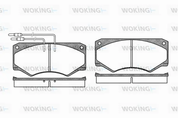 Brake Pad Set, disc brake (P1473.04)
