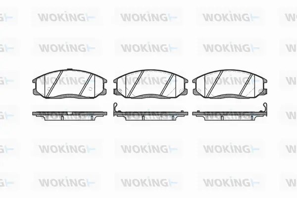 Brake Pad Set, disc brake (P6713.22)