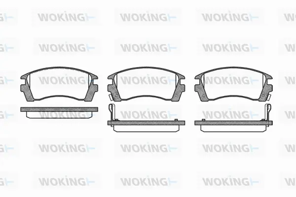 Brake Pad Set, disc brake (P2633.02)