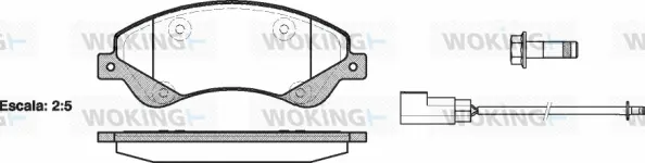 Brake Pad Set, disc brake (P13513.02)