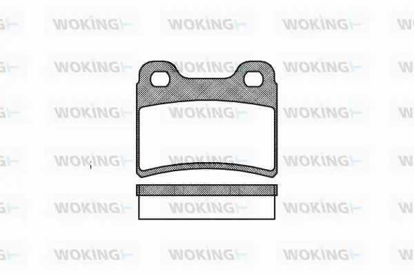 Brake Pad Set, disc brake (P5173.00)