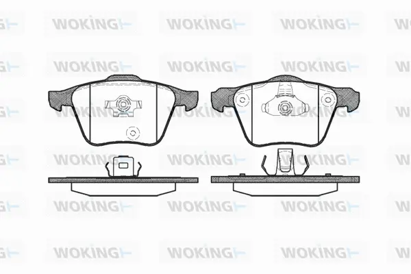 Brake Pad Set, disc brake (P11433.00)