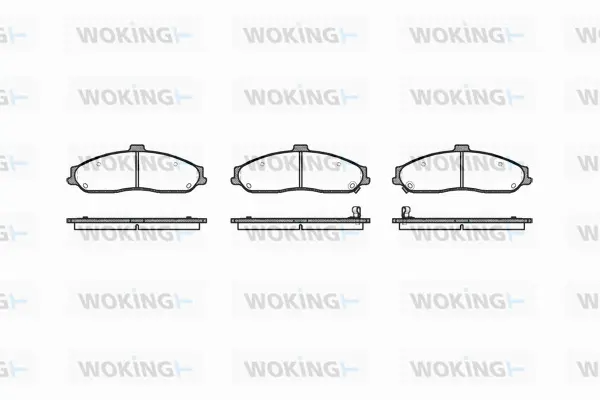 Brake Pad Set, disc brake (P7673.02)