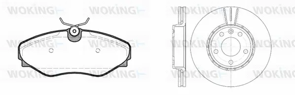 Brake Kit, disc brake (89343.01)