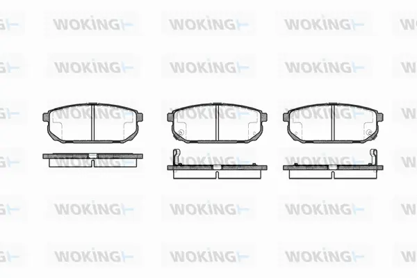 Brake Pad Set, disc brake (P11423.02)