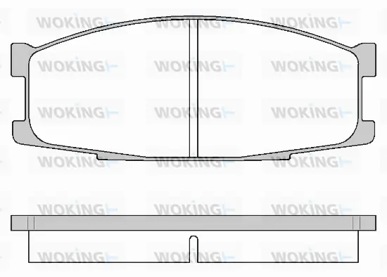 Brake Pad Set, disc brake (P3833.00)