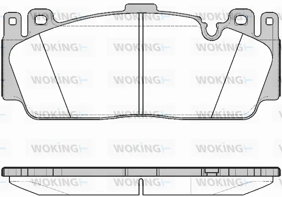 Brake Pad Set, disc brake (P14433.00)