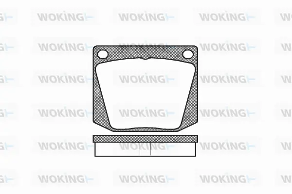 Brake Pad Set, disc brake (P1383.00)