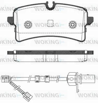 Brake Pad Set, disc brake (P14053.02)