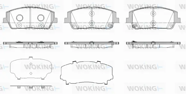 Brake Pad Set, disc brake (P19803.02)