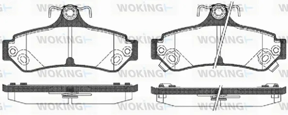 Brake Pad Set, disc brake (P13853.12)