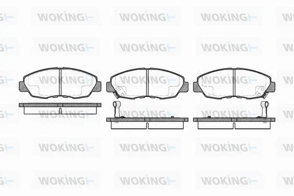 Brake Pad Set, disc brake (P2243.02)