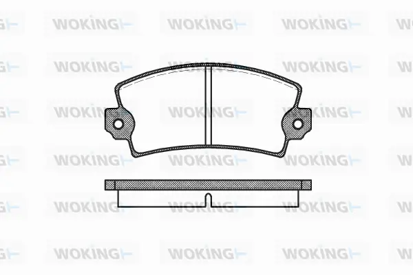 Brake Pad Set, disc brake (P1213.00)