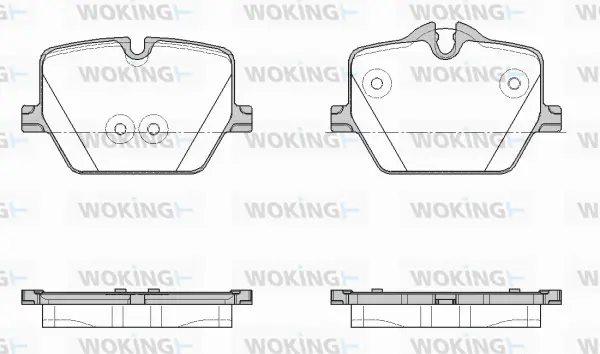 Brake Pad Set, disc brake (P19753.00)