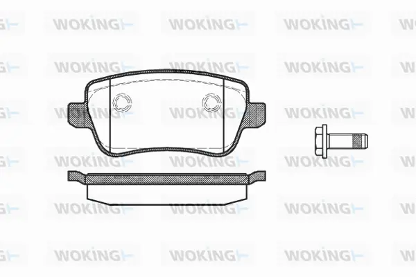 Brake Pad Set, disc brake (P10783.00)