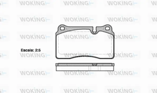 Brake Pad Set, disc brake (P13003.10)