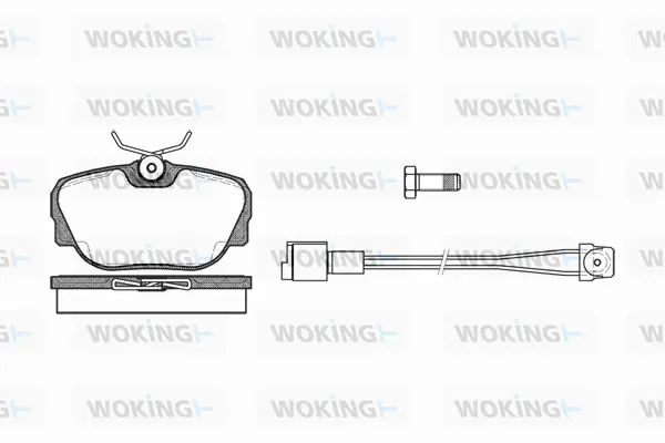 Brake Pad Set, disc brake (P3963.02)