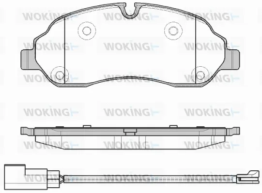Brake Pad Set, disc brake (P17023.02)