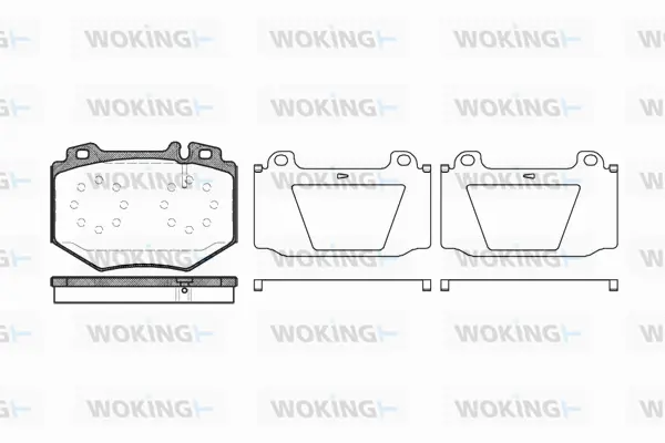 Brake Pad Set, disc brake (P11653.00)