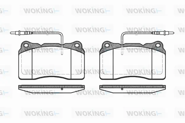 Brake Pad Set, disc brake (P7663.14)