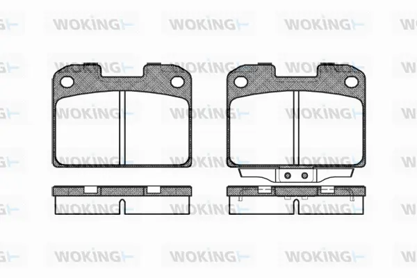 Brake Pad Set, disc brake (P5763.00)