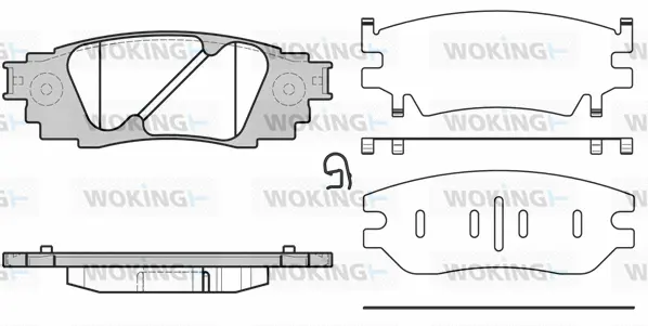 Brake Pad Set, disc brake (P17363.10)