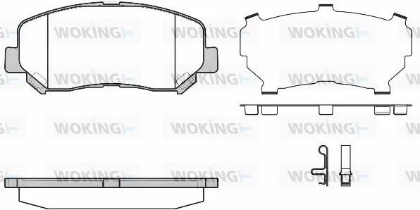 Brake Pad Set, disc brake (P14133.24)