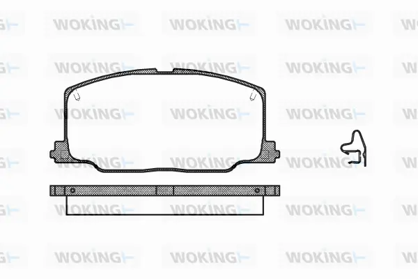 Brake Pad Set, disc brake (P3683.04)