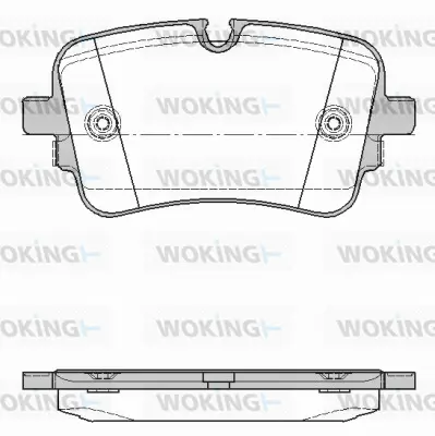 Brake Pad Set, disc brake (P17683.10)