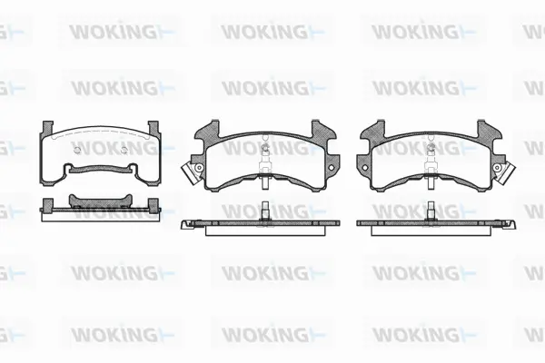 Brake Pad Set, disc brake (P4153.00)