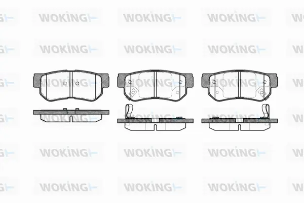 Brake Pad Set, disc brake (P6463.02)