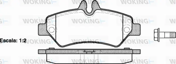 Brake Pad Set, disc brake (P13463.00)