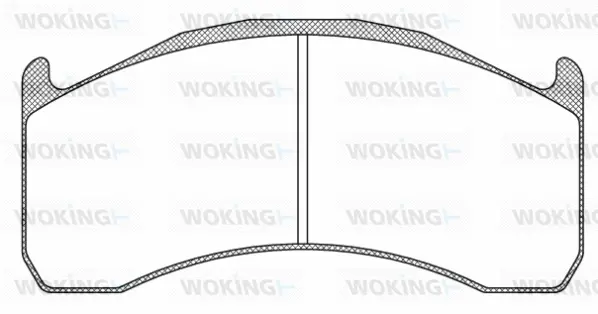 Brake Pad Set, disc brake (JSA 11723.10)