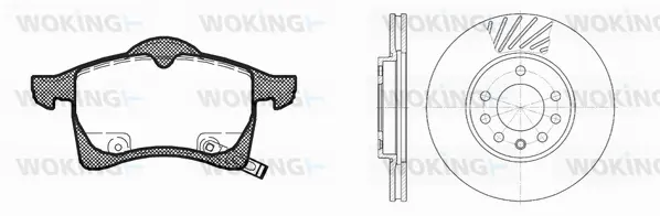 Brake Kit, disc brake (87833.00)