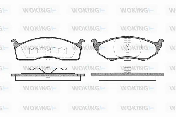 Brake Pad Set, disc brake (P5473.00)