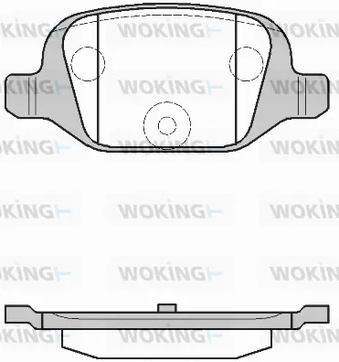 Brake Pad Set, disc brake (P6273.00)