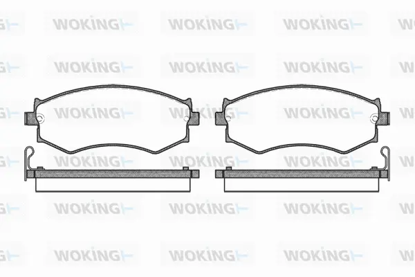 Brake Pad Set, disc brake (P2503.04)