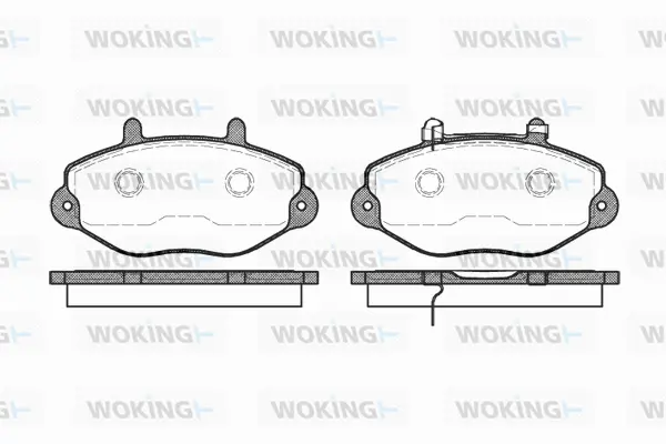 Brake Pad Set, disc brake (P2923.02)