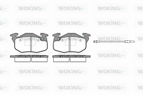 Brake Pad Set, disc brake (P0923.96)