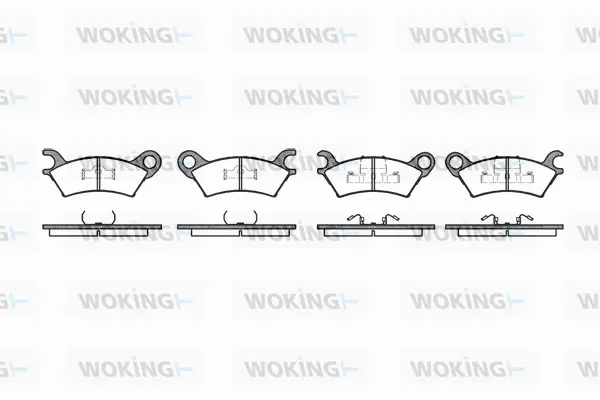 Brake Pad Set, disc brake (P0603.00)