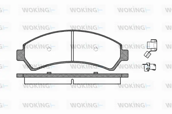 Brake Pad Set, disc brake (P7883.00)