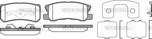 Brake Pad Set, disc brake (P9033.12)
