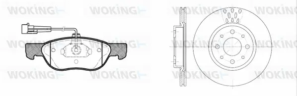 Brake Kit, disc brake (84873.01)