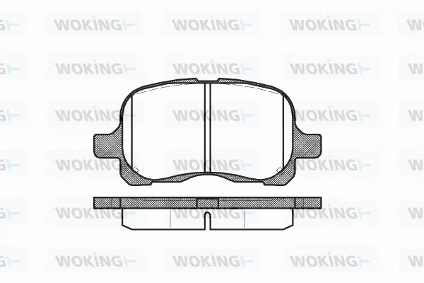Brake Pad Set, disc brake (P7523.00)